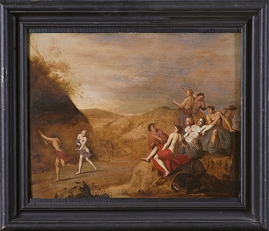 Scena mitologica con Ninfe
